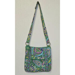 VERA BRADLEY HIPSTER IN EMERALD PAISLEY PATTERN 11262-169